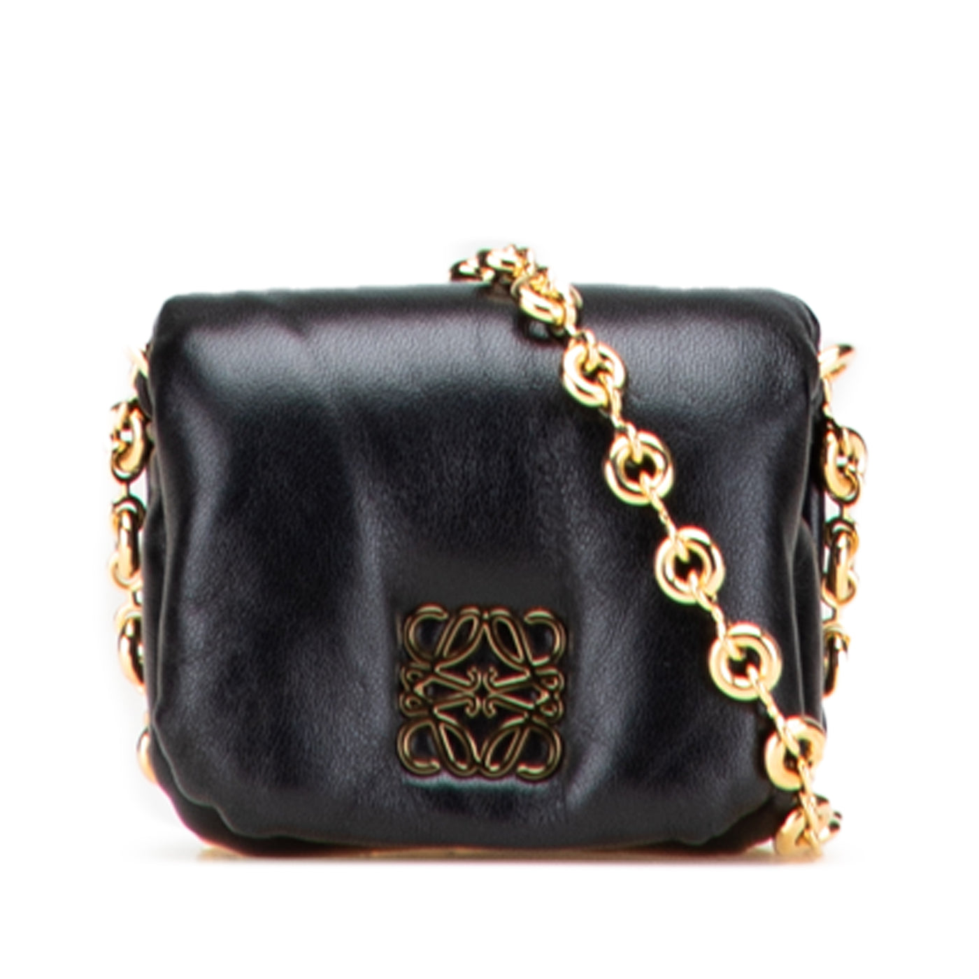 Shiny Lambskin Goya Puffer Case - Image 1