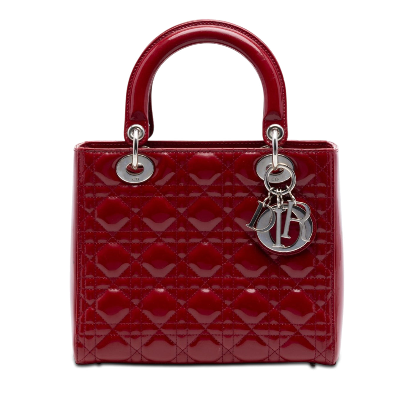 Medium Patent Cannage Lady Dior - Image 1