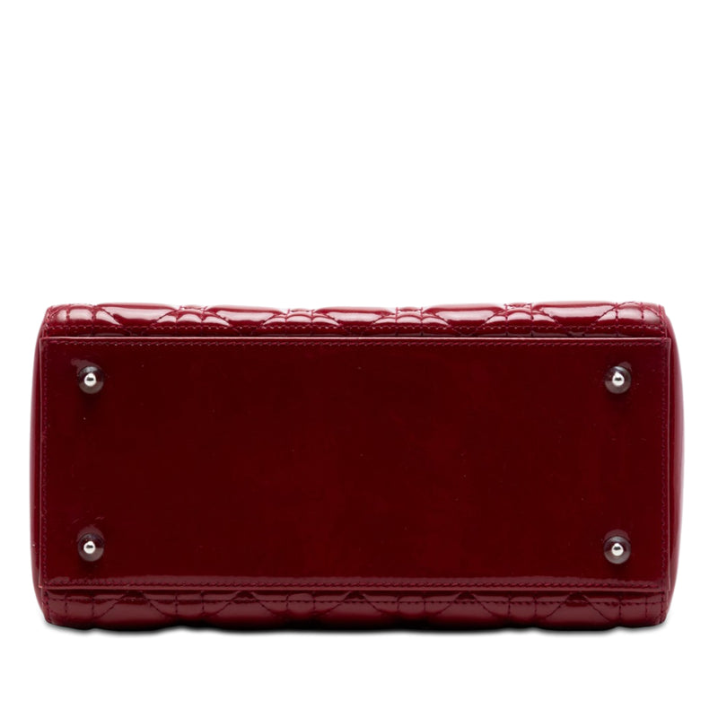 Medium Patent Cannage Lady Dior - Image 3