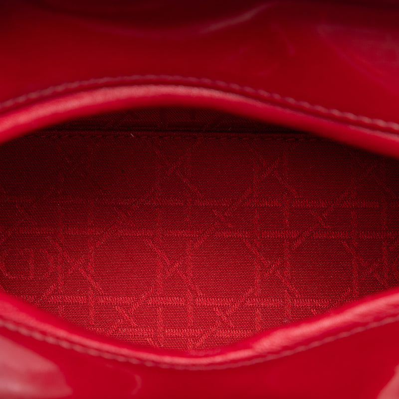 Medium Patent Cannage Lady Dior - Image 4