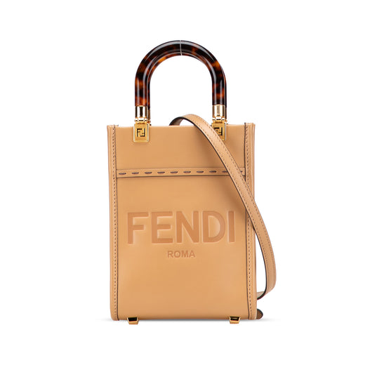 Mini Leather Sunshine Shopper Tote - Image 1