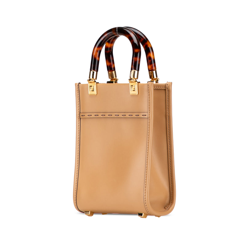 Mini Leather Sunshine Shopper Tote - Image 2