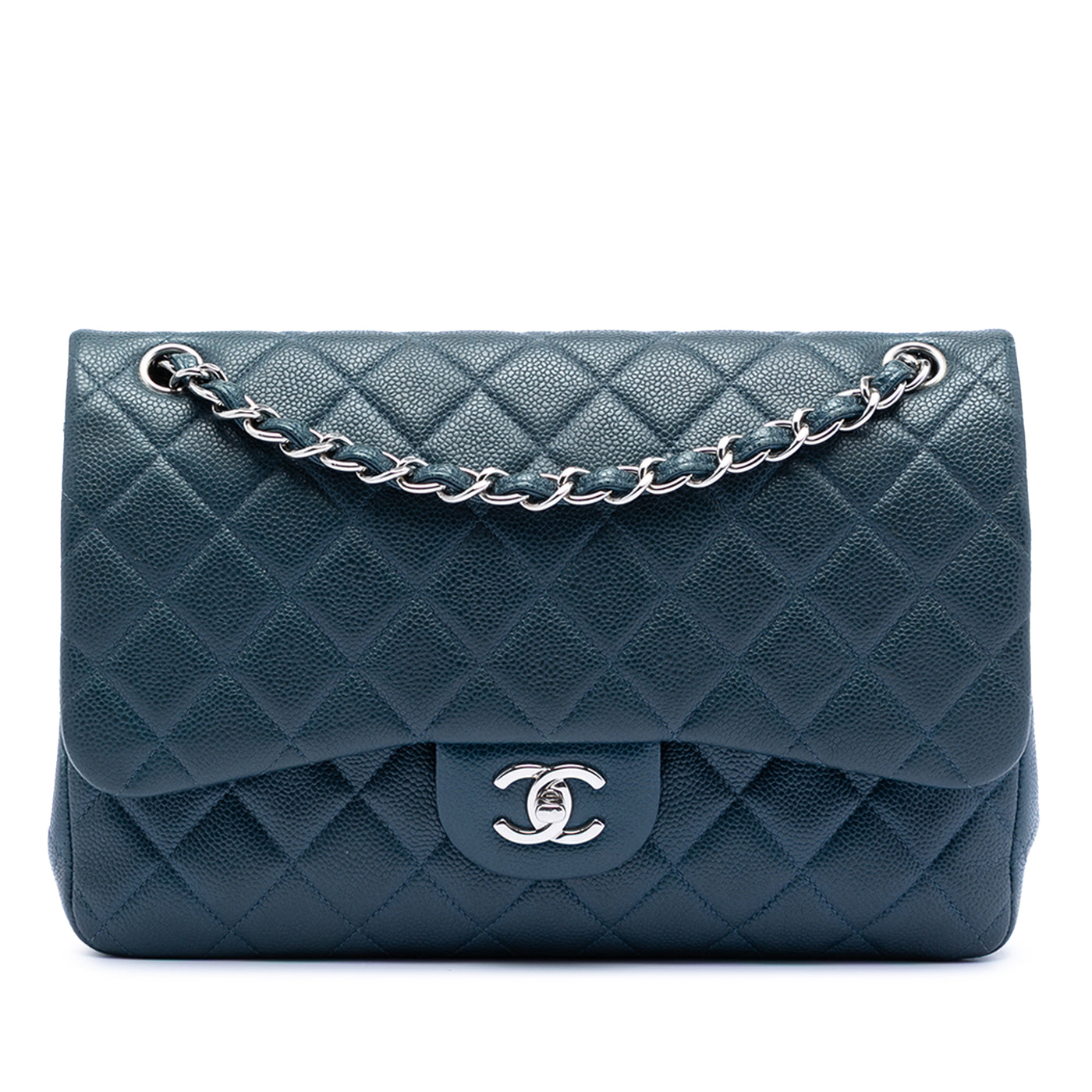 Jumbo Classic Caviar Double Flap - Image 1