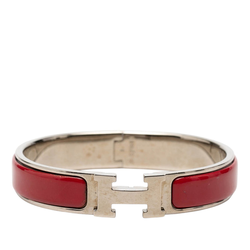 Narrow Enamel Clic H Bracelet PM