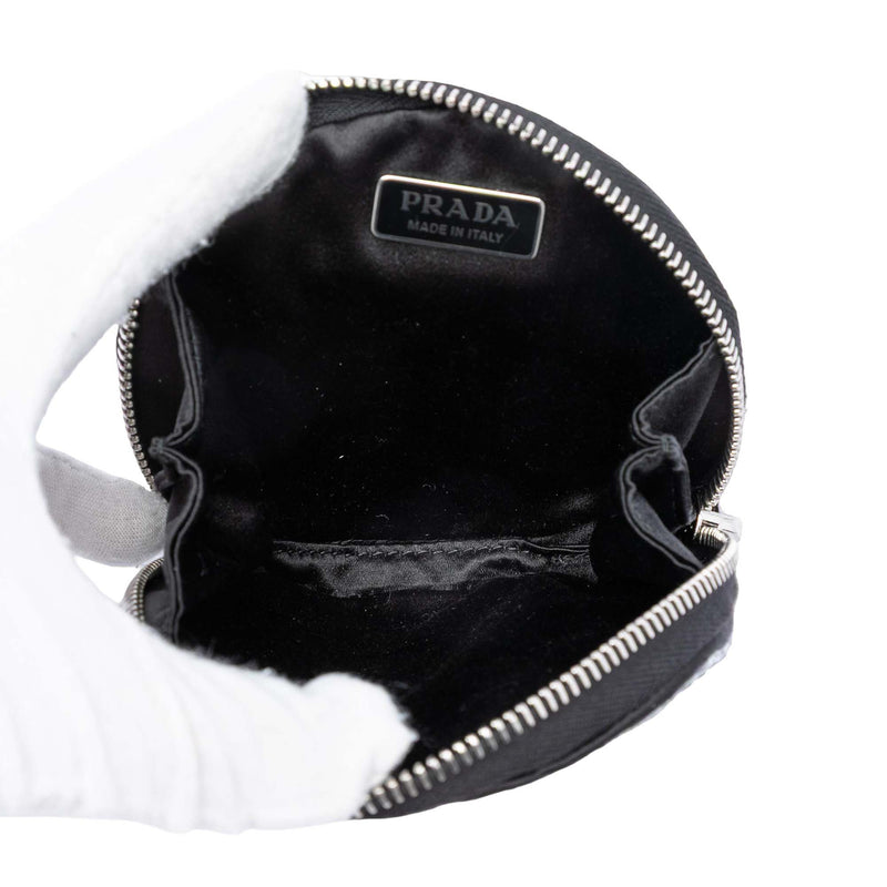 Satin Crystal Round Chain Crossbody - Image 4