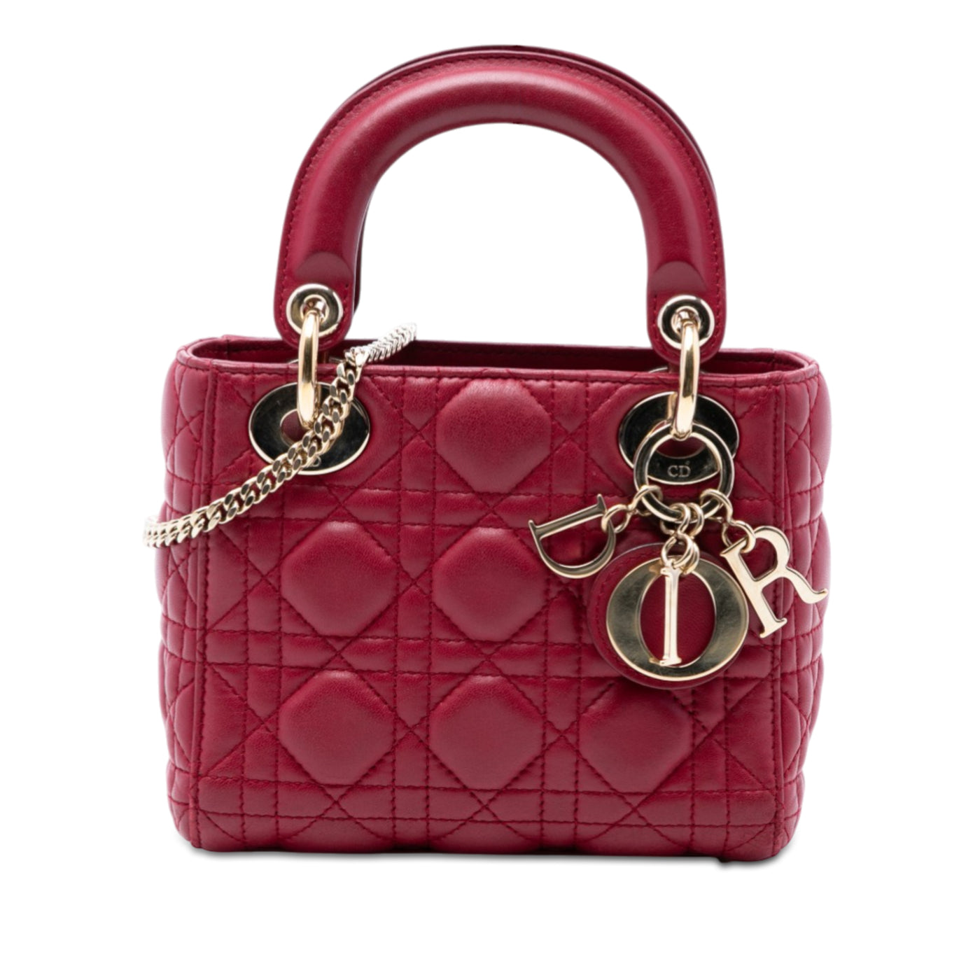 Mini Lambskin Cannage Lady Dior - Image 1
