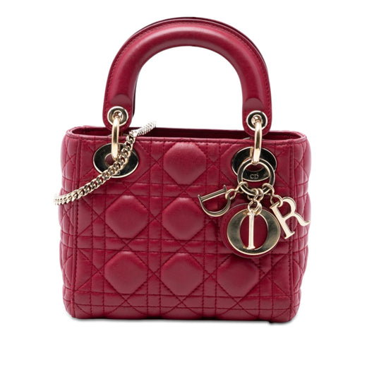 Mini Lambskin Cannage Lady Dior - Image 1