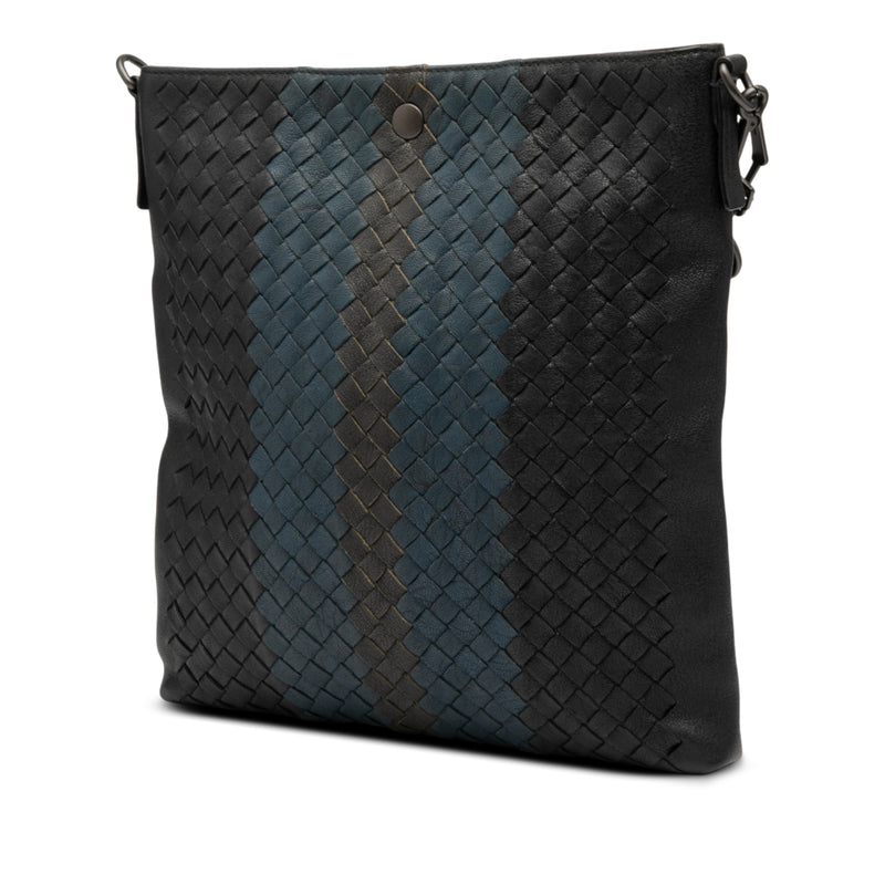 Tricolor Leather Intrecciato Crossbody - Image 2