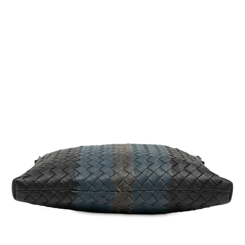 Tricolor Leather Intrecciato Crossbody - Image 3