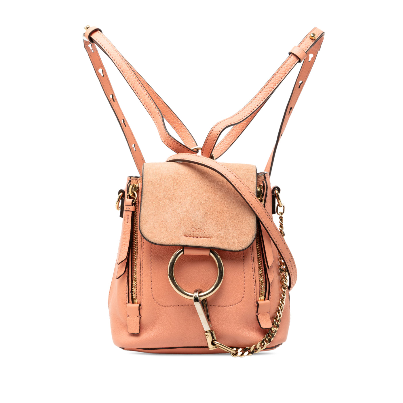Mini Calfskin and Suede Faye Backpack - Image 1