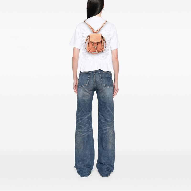 Mini Calfskin and Suede Faye Backpack - Image 7