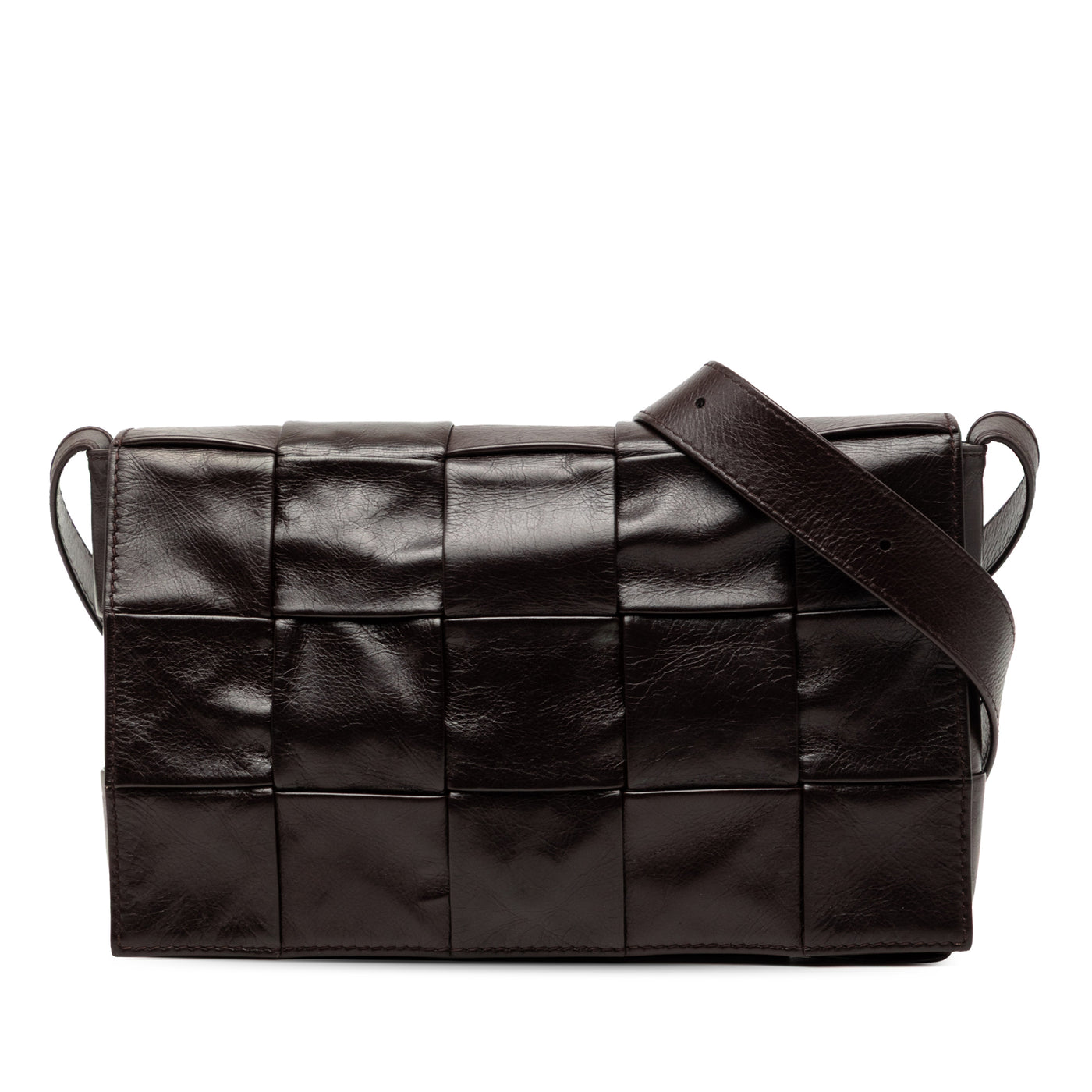 Paper Calfskin Intrecciato Cassette Crossbody - Image 1