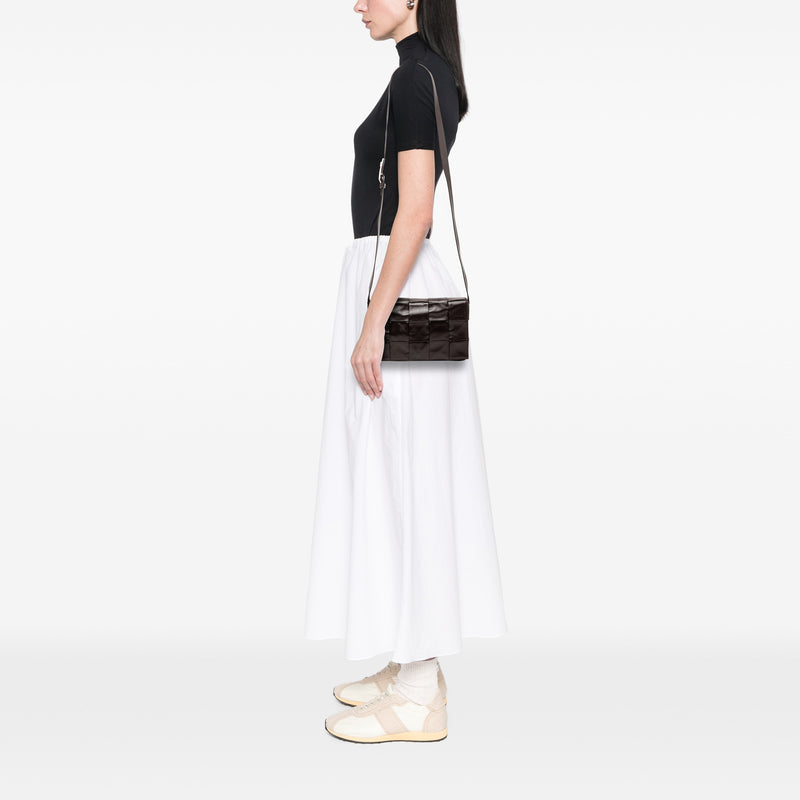 Paper Calfskin Intrecciato Cassette Crossbody - Image 6