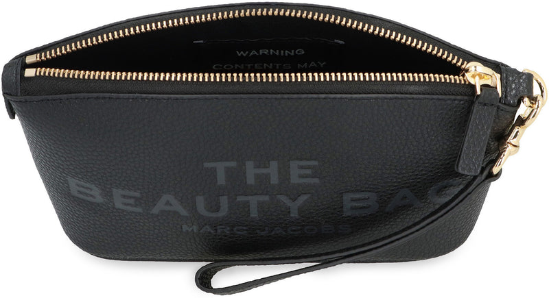 Marc Jacobs Grainy Leather Clutch — Black Cow Hide