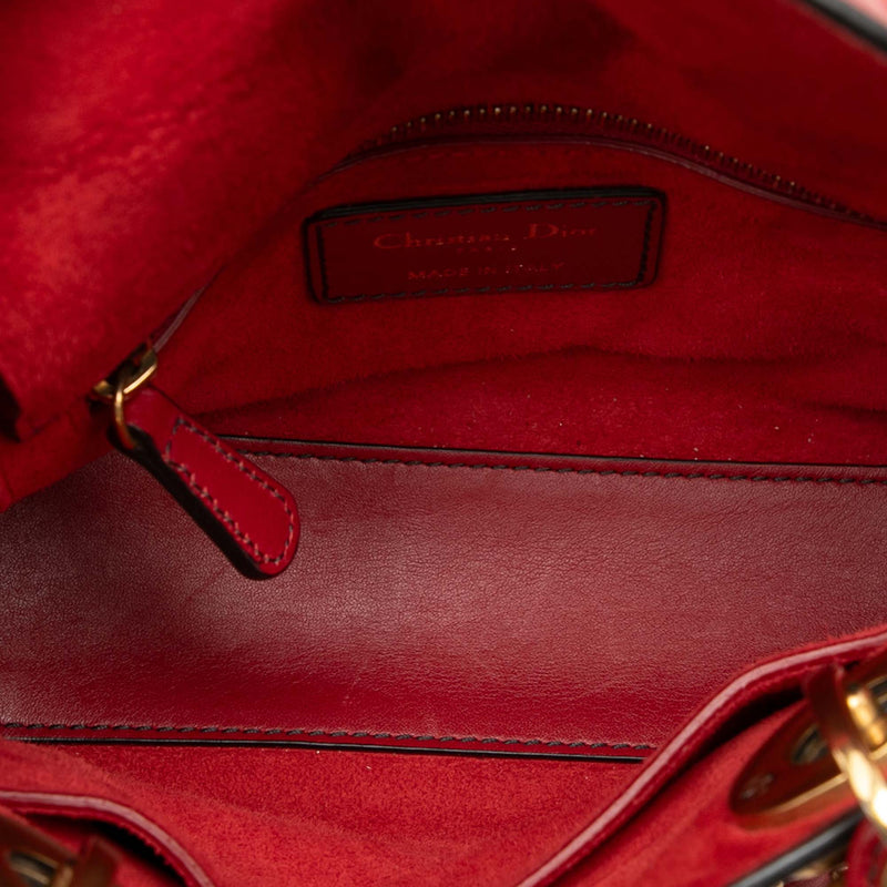 Mini Lambskin Cannage Studded Supple Lady Dior - Image 4
