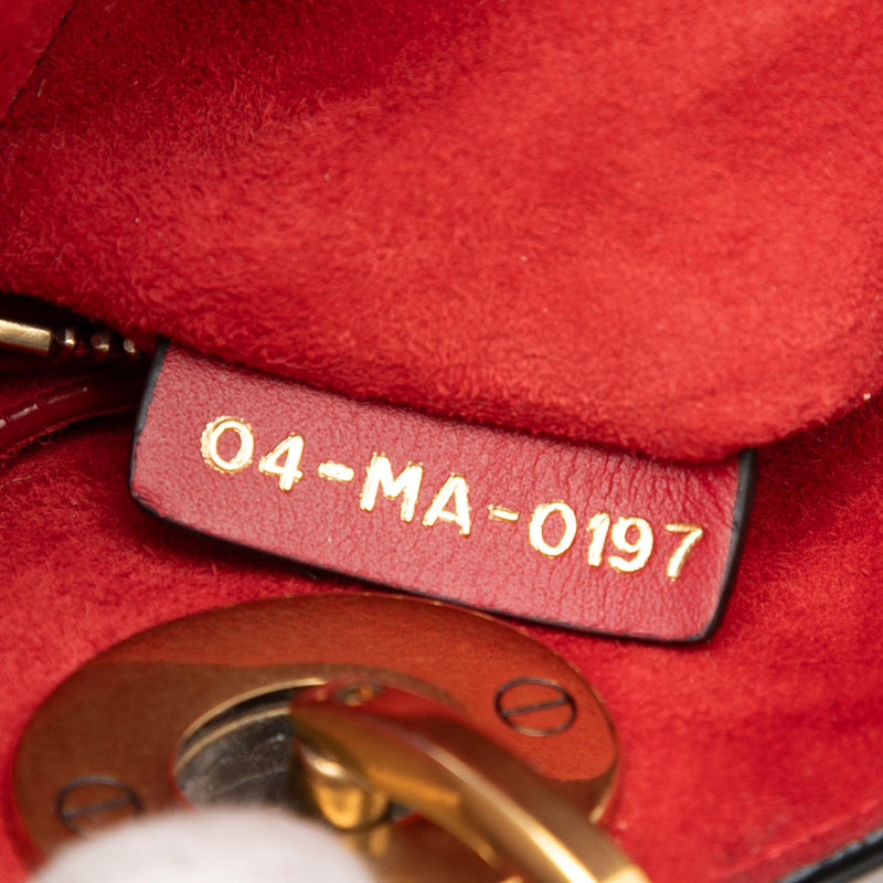 Mini Lambskin Cannage Studded Supple Lady Dior - Image 6