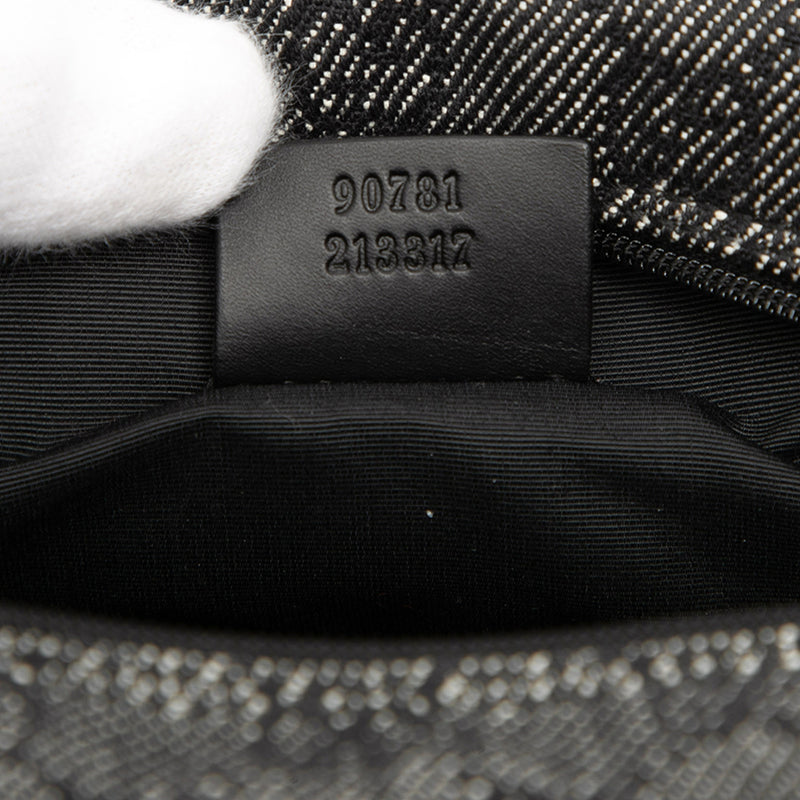 GG Denim Shoulder Bag - Image 6