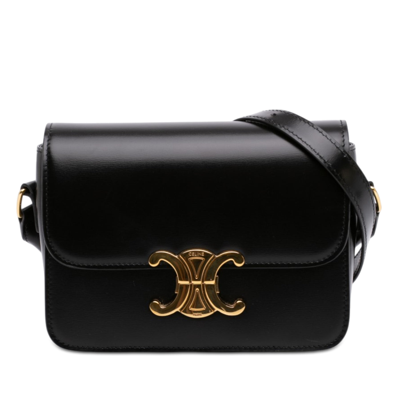 Teen Shiny Calfskin Triomphe Crossbody - Image 1