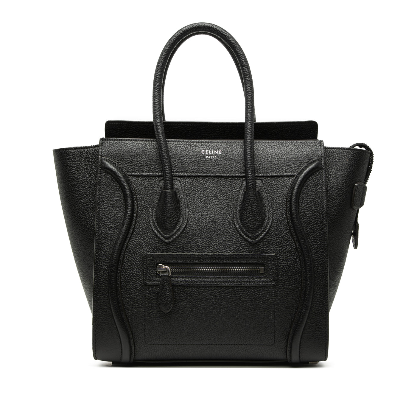 Mini Grained Calfskin Luggage Tote - Image 1