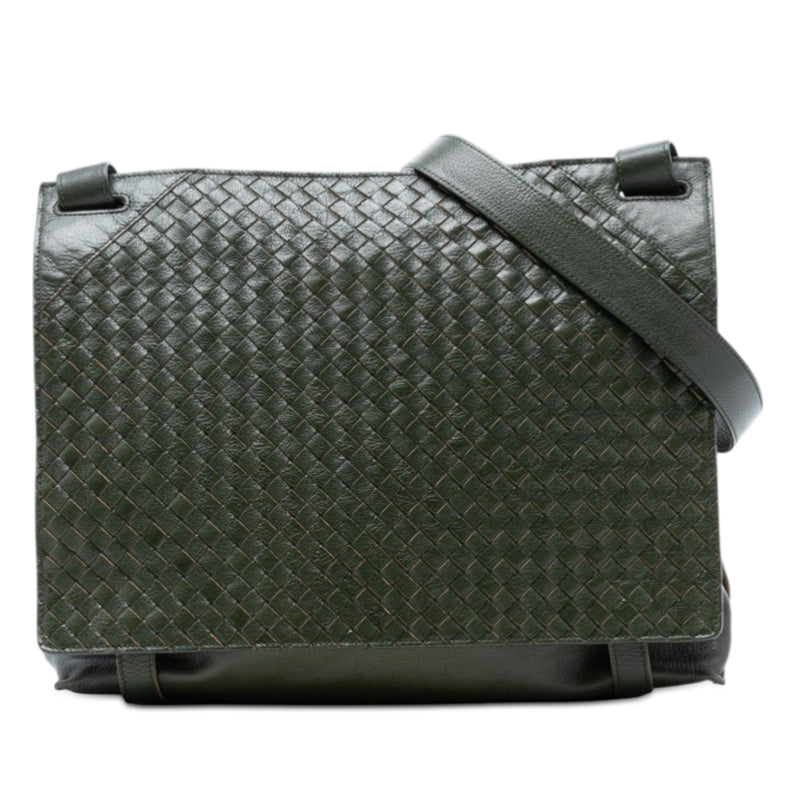 Nappa Intrecciato Flap Crossbody