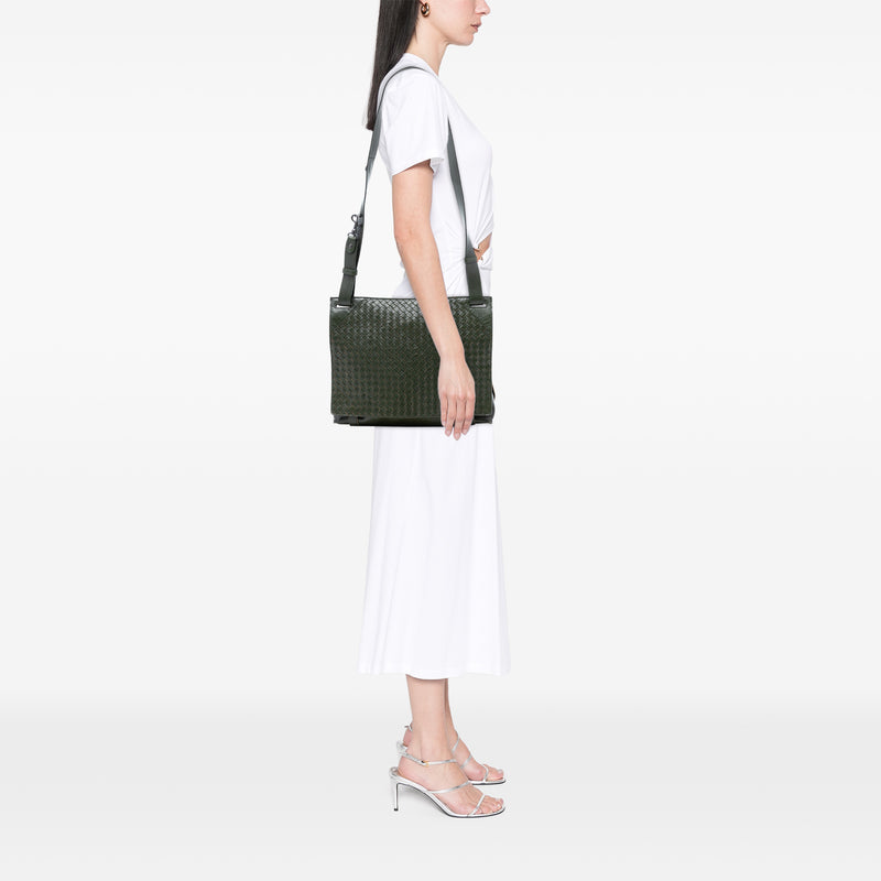 Nappa Intrecciato Flap Crossbody - Image 7