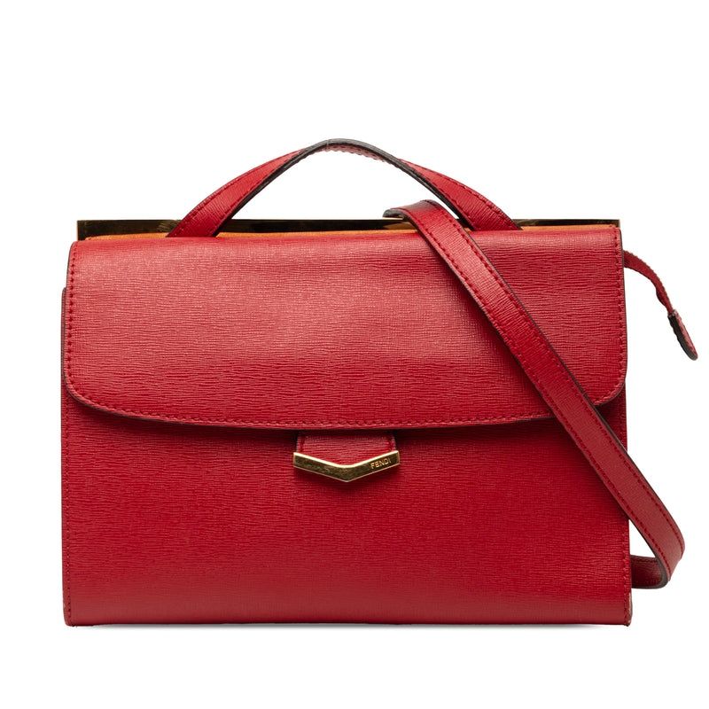 Small Leather Demi Jour Top Handle Bag