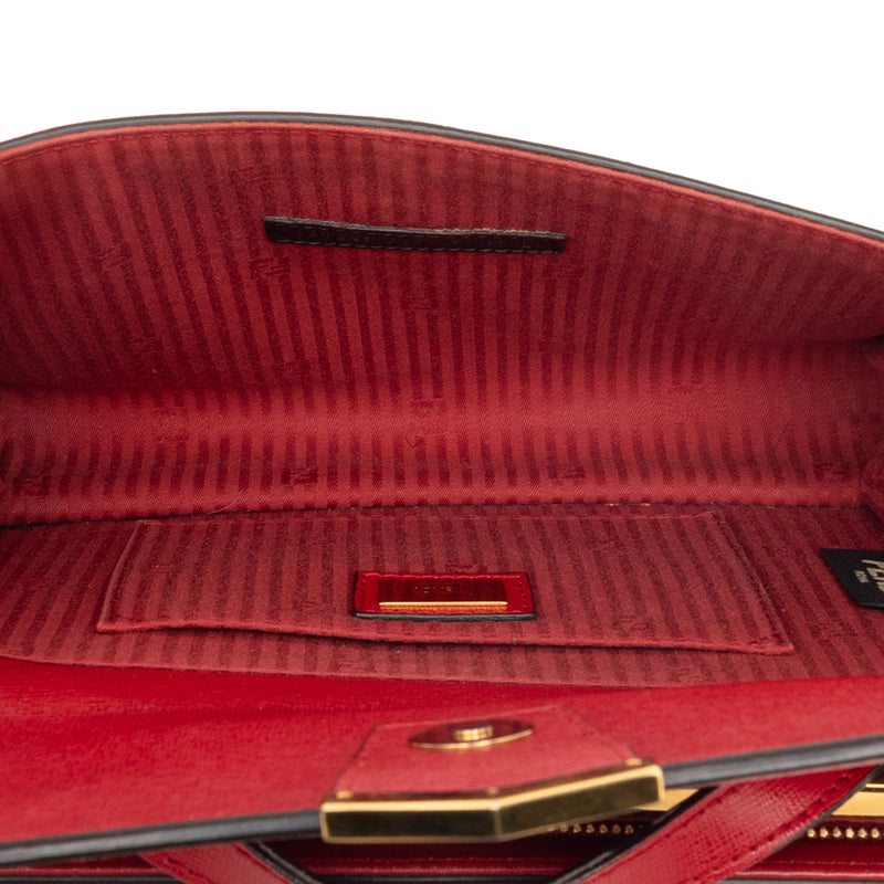 Small Leather Demi Jour Top Handle Bag - Image 4
