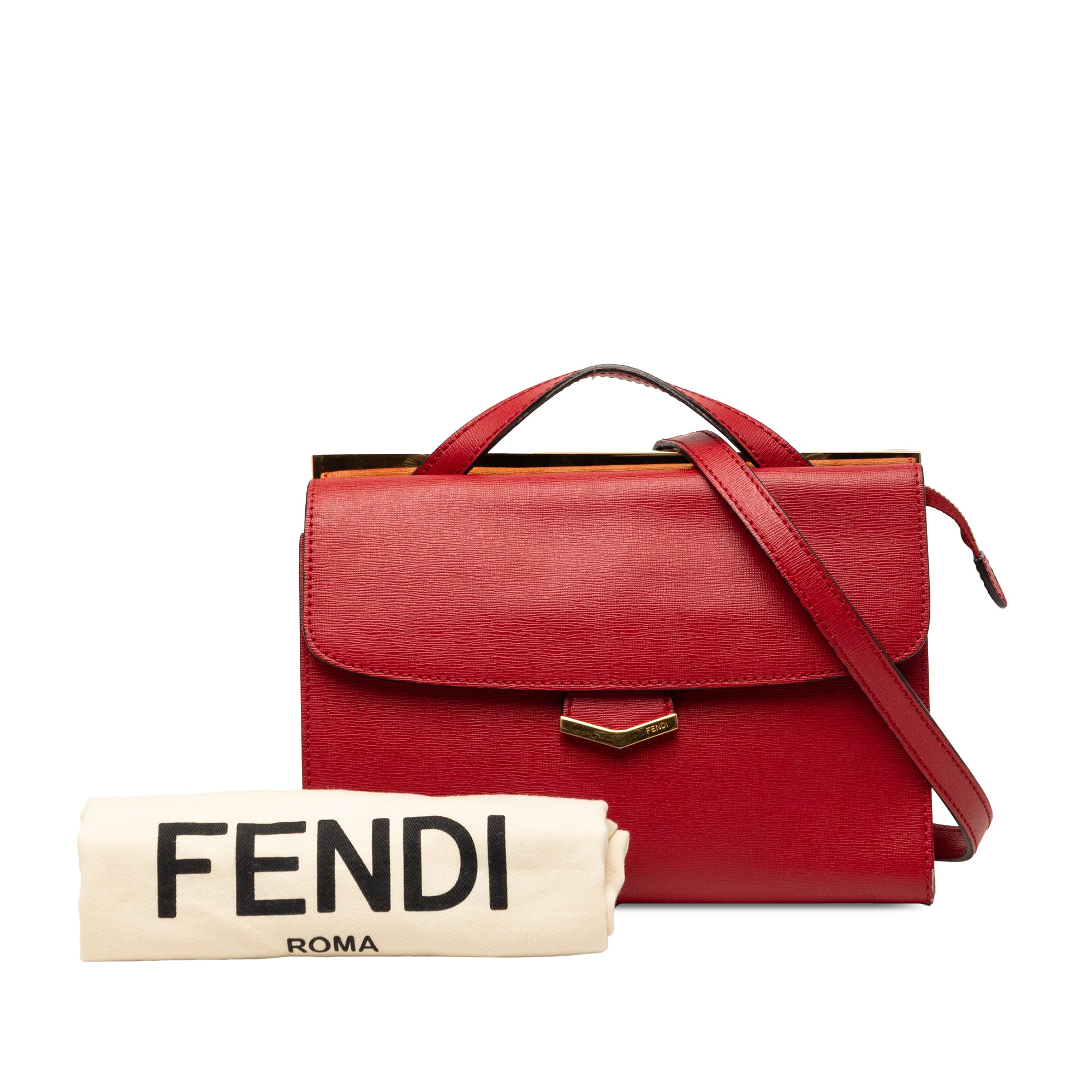 Small Leather Demi Jour Top Handle Bag - Image 9