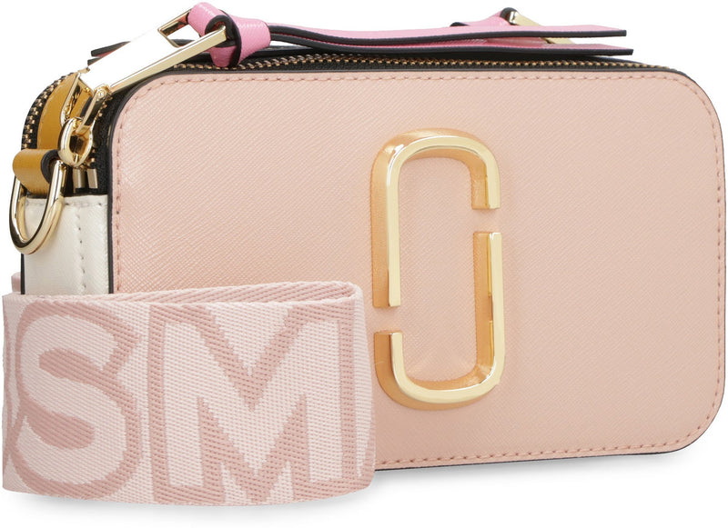 Marc Jacobs Snapshot Crossbody Bag — Pink Cow Hide