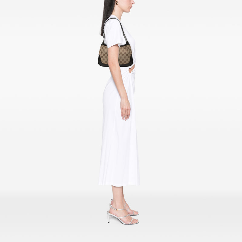 GG Canvas Web Jackie Shoulder Bag - Image 6