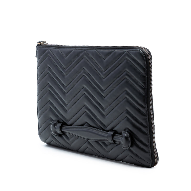 GG Marmont Matelasse Leather Portfolio Clutch - Image 2