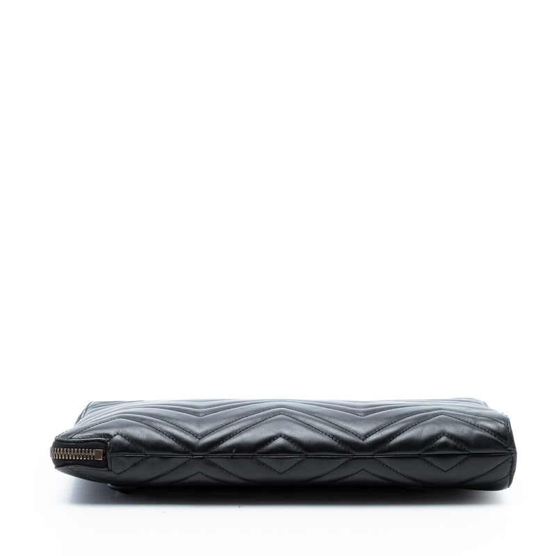 GG Marmont Matelasse Leather Portfolio Clutch - Image 3