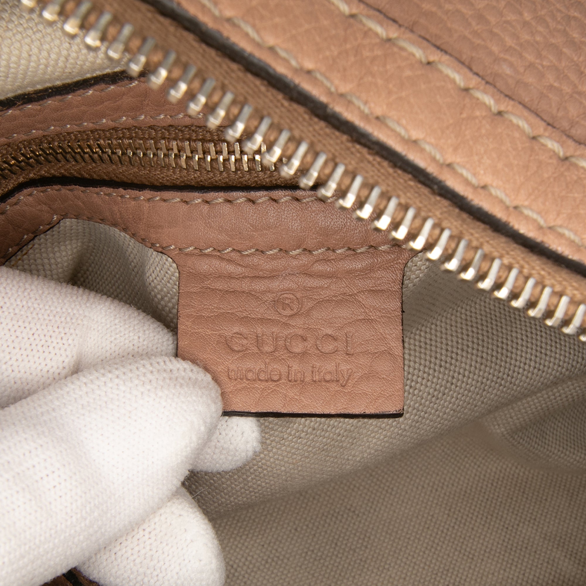 Medium Pebbled Calfskin Bella Shoulder Bag - Image 5
