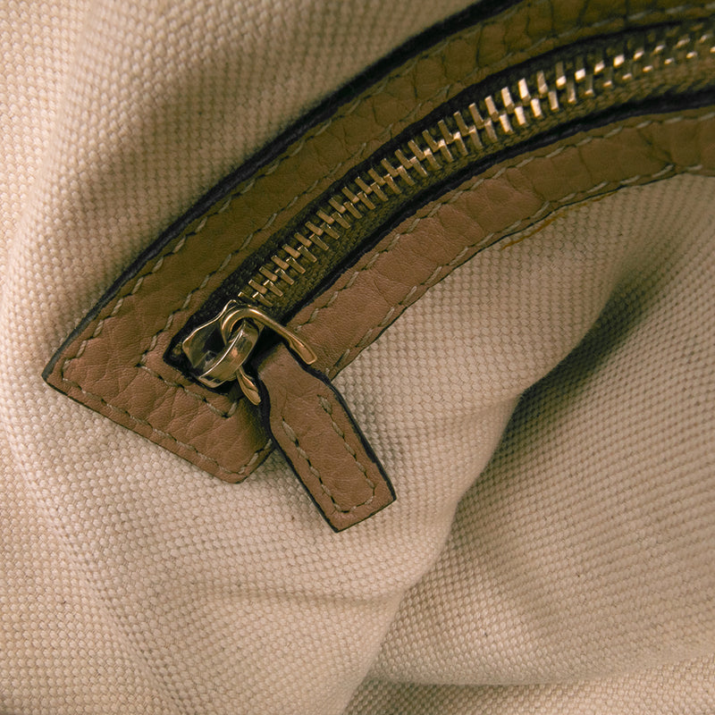 Medium Pebbled Calfskin Bella Shoulder Bag - Image 7