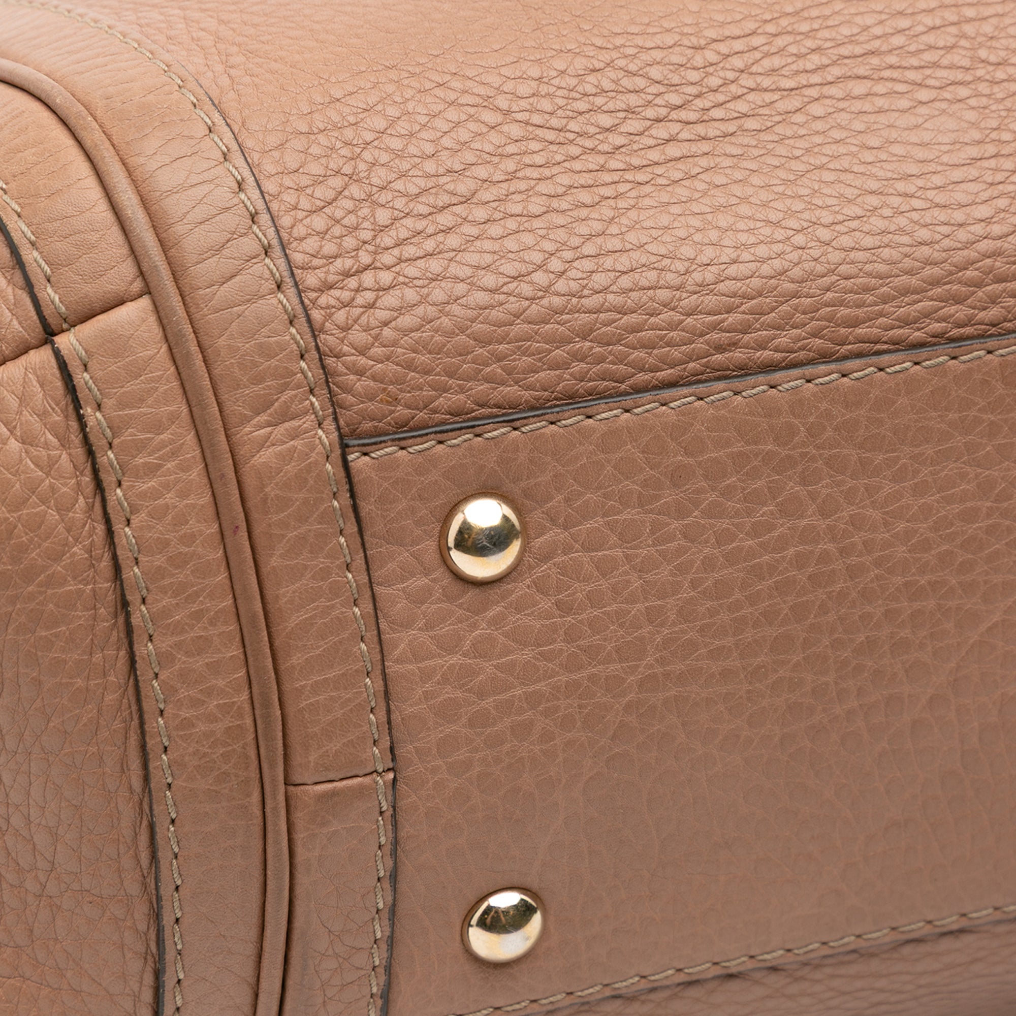 Medium Pebbled Calfskin Bella Shoulder Bag - Image 8