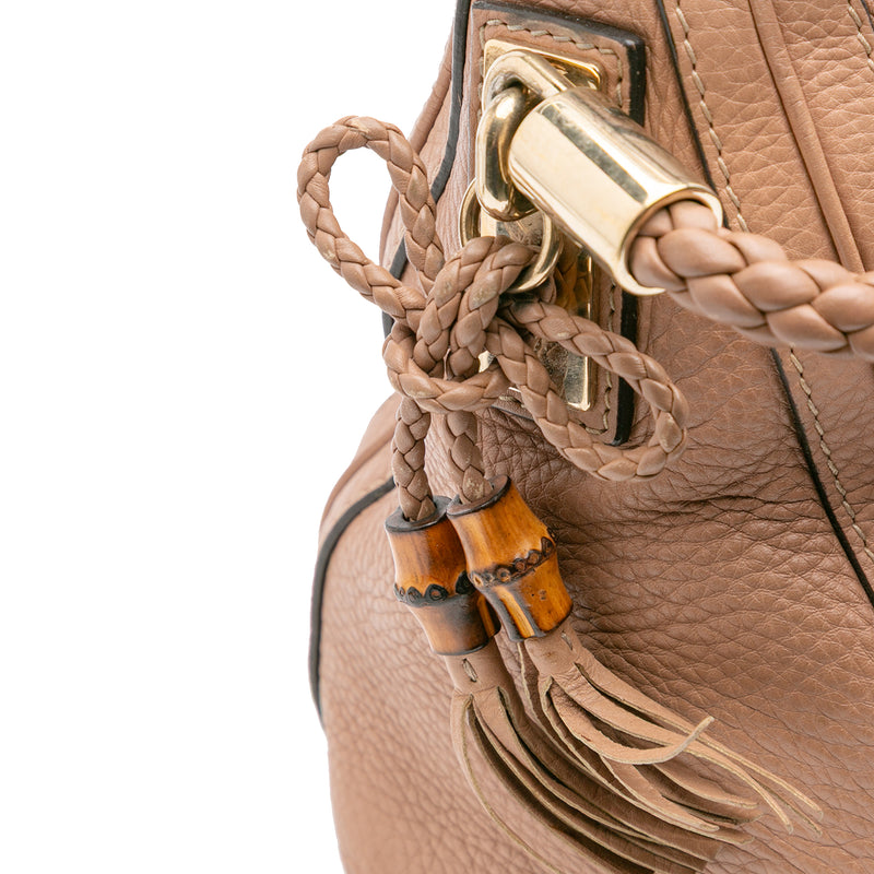 Medium Pebbled Calfskin Bella Shoulder Bag - Image 9