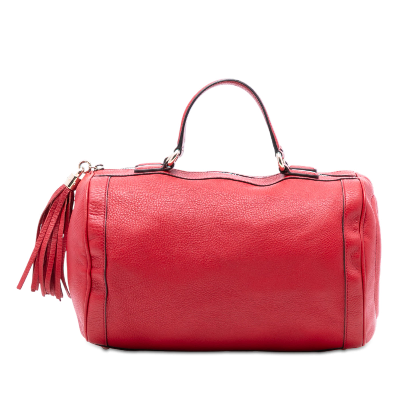 Medium Pebbled Calfskin Soho Boston Bag - Image 1