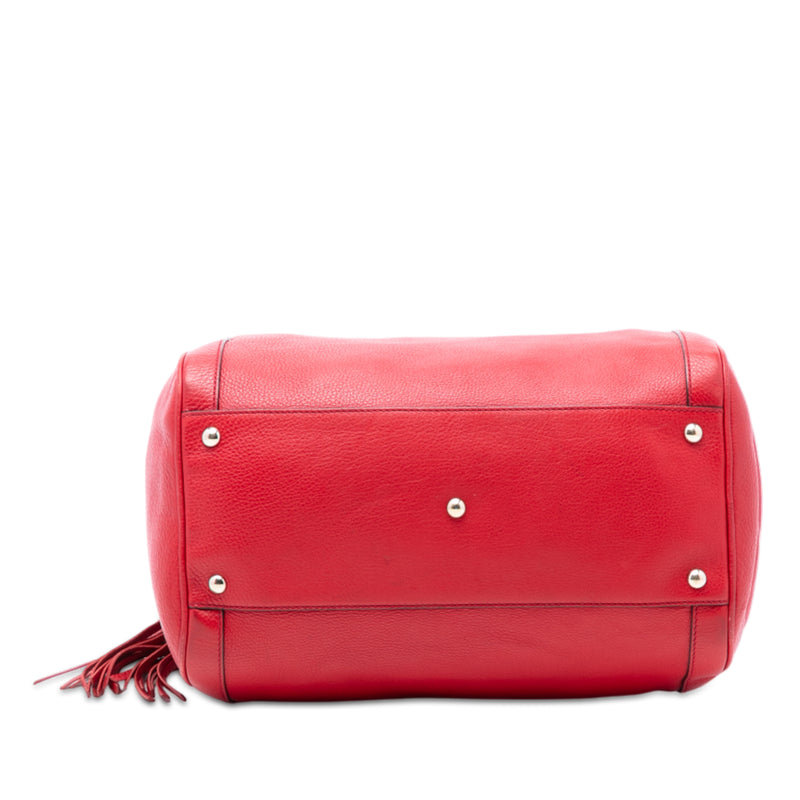 Medium Pebbled Calfskin Soho Boston Bag - Image 3