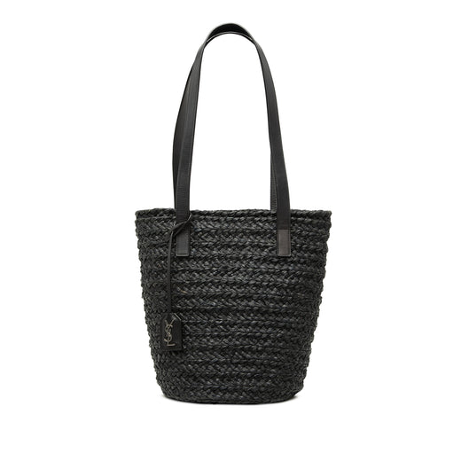 Small Raffia Panier Tote - Image 1