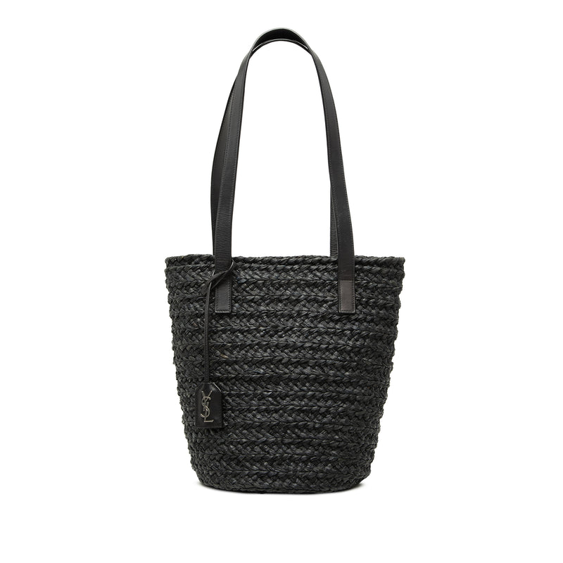 Small Raffia Panier Tote