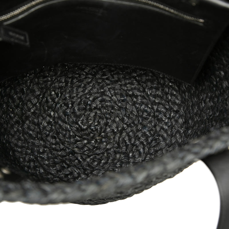 Small Raffia Panier Tote - Image 4