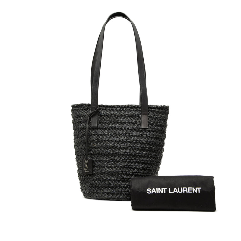 Small Raffia Panier Tote - Image 7