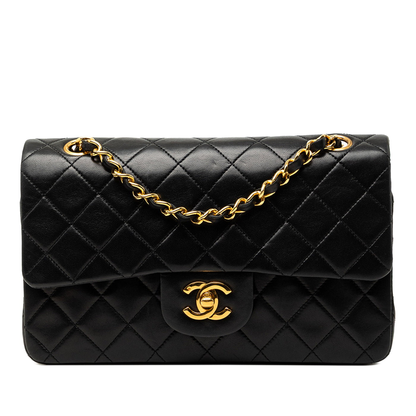 Small Classic Lambskin Double Flap - Image 1