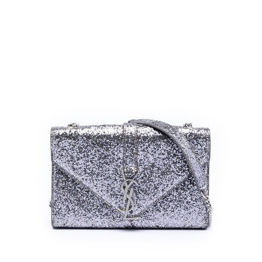 Glitter Galactica Leather Monogram Envelope Chain Wallet - Image 1