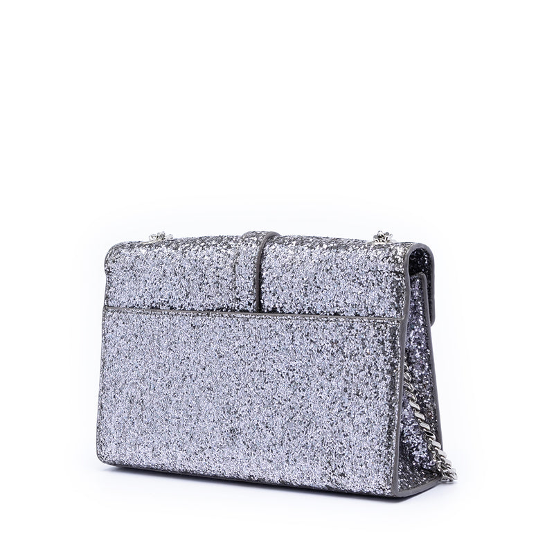 Glitter Galactica Leather Monogram Envelope Chain Wallet - Image 2