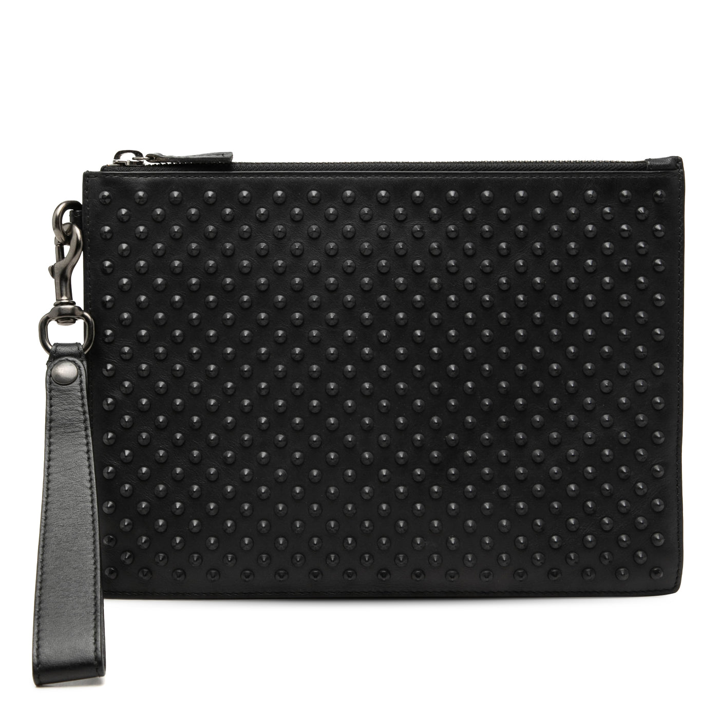 Studded Calfskin Clutch - Image 1