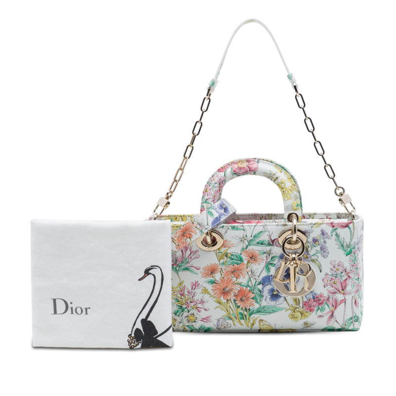 Medium Calfskin Astral Flowers Lady D Joy - Image 7
