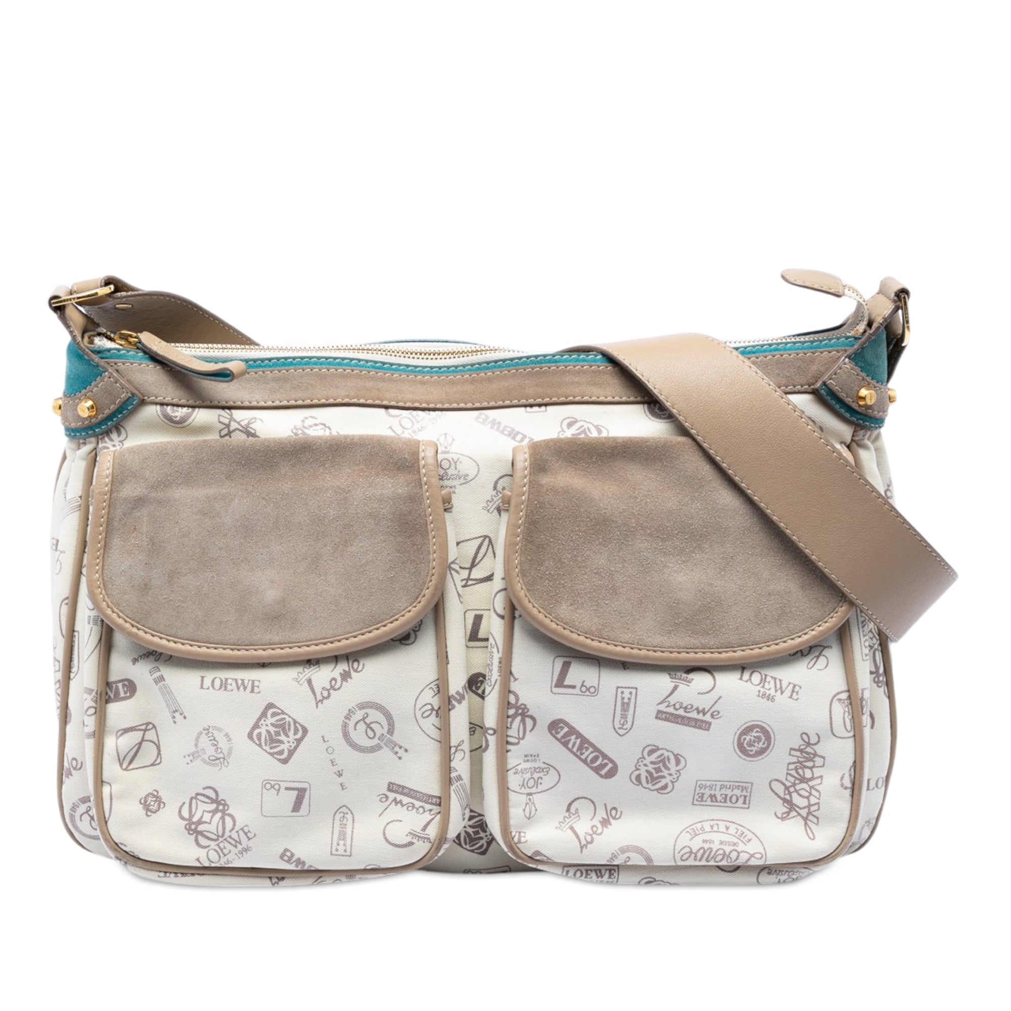 160th Anniversary Suede Trimmed Canvas Crossbody - Image 1