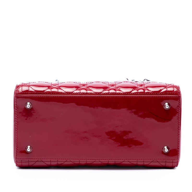 Medium Patent Cannage Lady Dior - Image 3