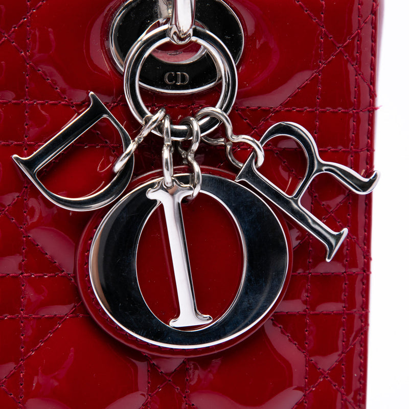 Medium Patent Cannage Lady Dior - Image 5